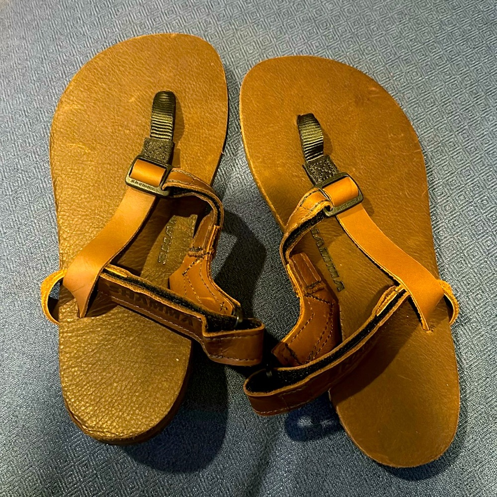 Shamma Sandals Brown Leather Super Goat Hiking / Running Sandals, brand new!